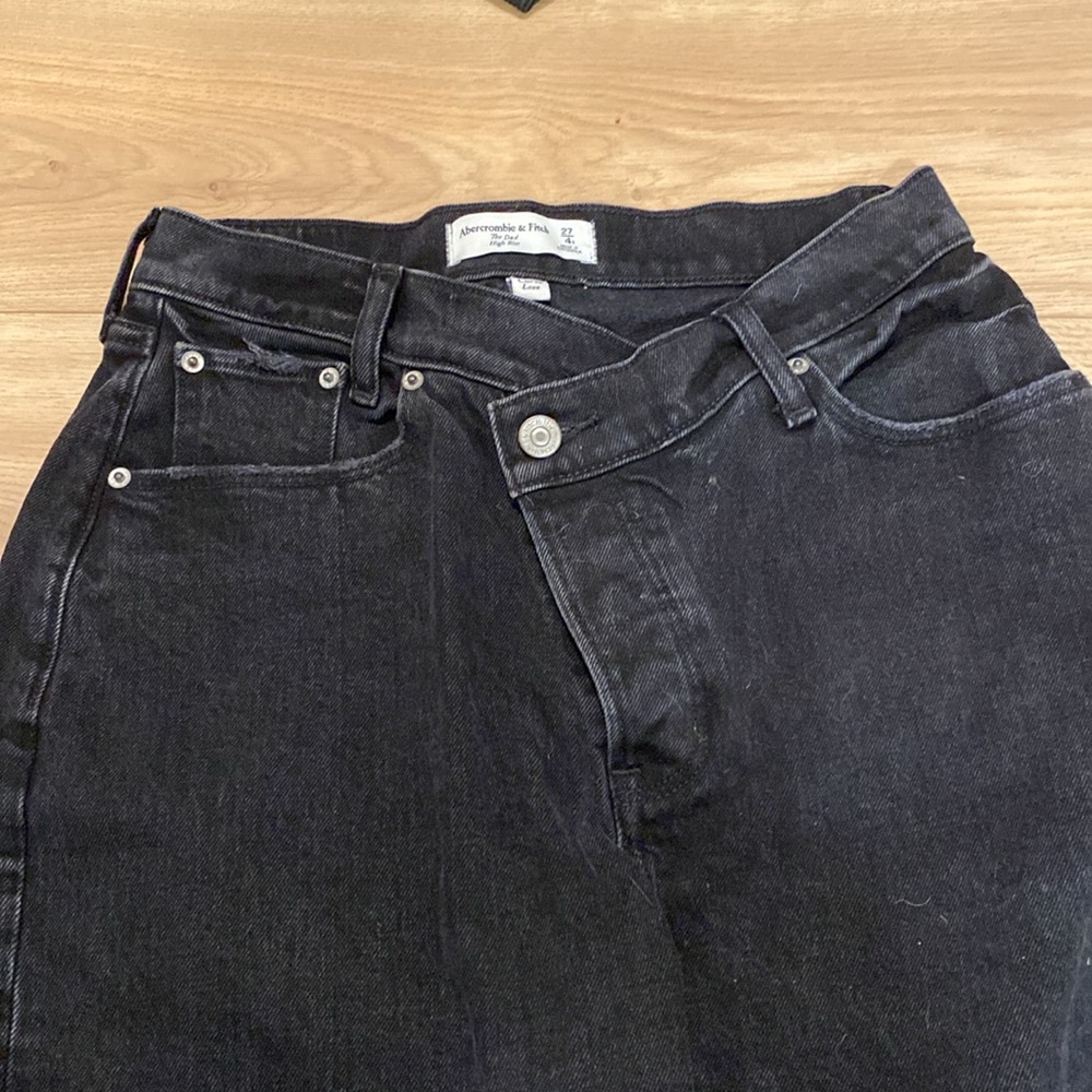 Abercrombie & Fitch, The Dad High Rise Curve Love Jeans, Size 27